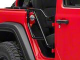 Steinjager Rear Trail Tube Doors; Black (18-26 Jeep Wrangler JL 4-Door)