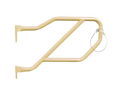 Steinjager Rear Trail Tube Doors; Military Beige (18-25 Jeep Wrangler JL 4-Door)