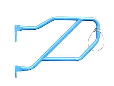 Steinjager Rear Trail Tube Doors; Playboy Blue (18-25 Jeep Wrangler JL 4-Door)