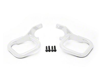 Steinjager Rigid Wire Form Front Grab Handles; Cloud White (97-06 Jeep Wrangler TJ)
