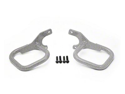 Steinjager Rigid Wire Form Front Grab Handles; Gray Hammertone (97-06 Jeep Wrangler TJ)