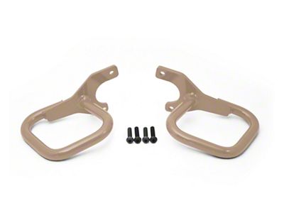 Steinjager Rigid Wire Form Front Grab Handles; Military Beige (97-06 Jeep Wrangler TJ)