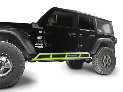 Steinjager Rock Sliders; Gecko Green (18-25 Jeep Wrangler JL 4-Door)