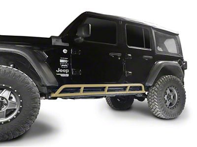 Steinjager Rock Sliders; Military Beige (18-25 Jeep Wrangler JL 4-Door)