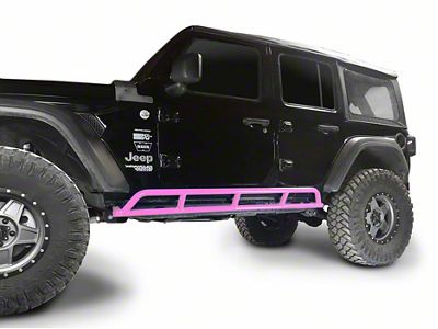 Steinjager Rock Sliders; Pinky (18-25 Jeep Wrangler JL 4-Door)