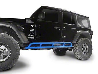 Steinjager Rock Sliders; Playboy Blue (18-25 Jeep Wrangler JL 4-Door)