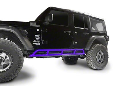 Steinjager Rock Sliders; Sinbad Purple (18-25 Jeep Wrangler JL 4-Door)