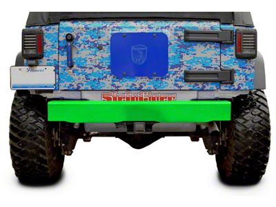 Steinjager Stubby Rear Bumper; Neon Green (07-18 Jeep Wrangler JK)