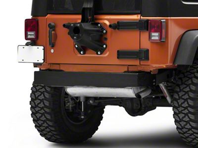 Steinjager Stubby Rear Bumper; Texturized Black (07-18 Jeep Wrangler JK)