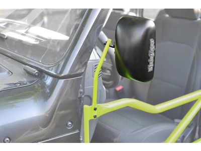 Steinjager Tube Door Mirror Kit; Gecko Green (18-25 Jeep Wrangler JL)