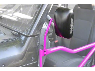 Steinjager Tube Door Mirror Kit; Hot Pink (18-25 Jeep Wrangler JL)