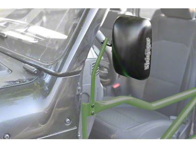 Steinjager Tube Door Mirror Kit; Locas Green (18-25 Jeep Wrangler JL)