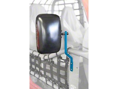 Steinjager Tube Door Mirror Kit; Playboy Blue (81-86 Jeep CJ7)