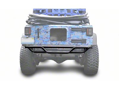 Steinjager Tubular Rear Tube Bumper; Bare Metal (07-18 Jeep Wrangler JK)