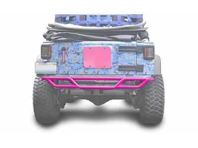 Steinjager Tubular Rear Tube Bumper; Hot Pink (07-18 Jeep Wrangler JK)