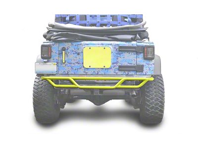 Steinjager Tubular Rear Tube Bumper; Lemon Peel (07-18 Jeep Wrangler JK)