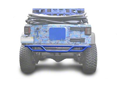 Steinjager Tubular Rear Tube Bumper; Southwest Blue (07-18 Jeep Wrangler JK)