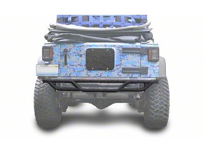 Steinjager Tubular Rear Tube Bumper; Texturized Black (07-18 Jeep Wrangler JK)