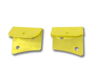 Steinjager Universal Lower Windshield Light Mounting Brackets; Lemon Peel (97-06 Jeep Wrangler TJ)