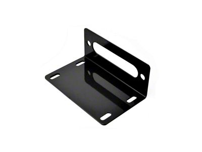 Steinjager Universal Winch Base Fairlead Mount; Bare Metal (97-06 Jeep Wrangler TJ)