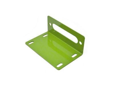 Steinjager Universal Winch Base Fairlead Mount; Gecko Green (07-18 Jeep Wrangler JK)