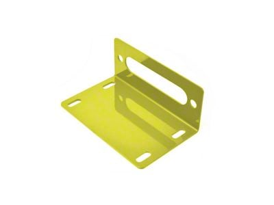 Steinjager Universal Winch Base Fairlead Mount; Lemon Peel (07-18 Jeep Wrangler JK)