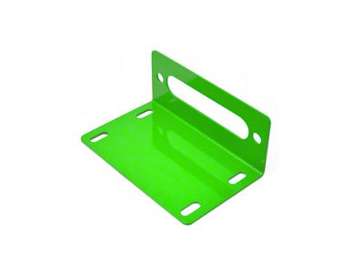 Steinjager Universal Winch Base Fairlead Mount; Neon Green (97-06 Jeep Wrangler TJ)