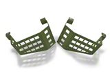 Steinjager Wheel Well Storage Baskets; Driver and Passenger Side; Locas Green (18-26 Jeep Wrangler JL 4-Door w/o Subwoofer)