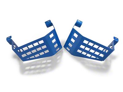 Steinjager Wheel Well Storage Baskets; Driver and Passenger Side; Playboy Blue (18-25 Jeep Wrangler JL w/o Subwoofer)