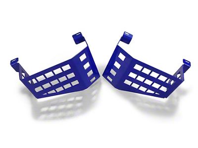Steinjager Wheel Well Storage Baskets; Driver and Passenger Side; Southwest Blue (18-25 Jeep Wrangler JL w/o Subwoofer)