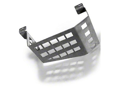 Steinjager Wheel Well Storage Baskets; Driver Side Only; Bare Metal (18-25 Jeep Wrangler JL w/o Subwoofer)