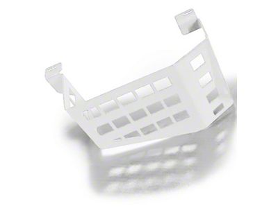 Steinjager Wheel Well Storage Baskets; Driver Side Only; Cloud White (18-25 Jeep Wrangler JL w/o Subwoofer)