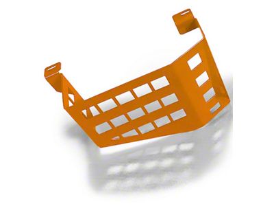 Steinjager Wheel Well Storage Baskets; Driver Side Only; Fluorescent Orange (18-25 Jeep Wrangler JL w/o Subwoofer)