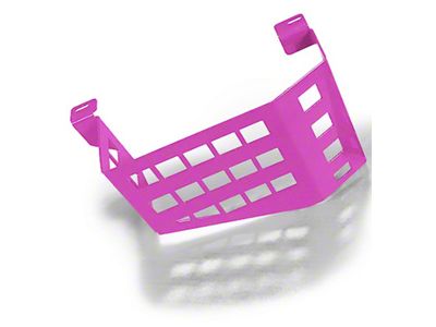 Steinjager Wheel Well Storage Baskets; Driver Side Only; Hot Pink (18-25 Jeep Wrangler JL w/o Subwoofer)