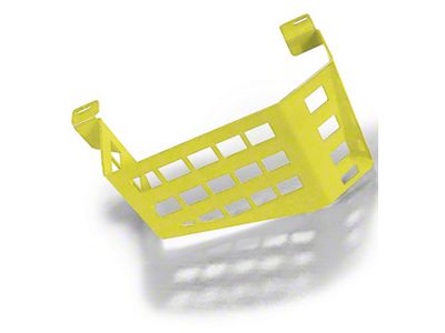 Steinjager Wheel Well Storage Baskets; Driver Side Only; Lemon Peel (18-25 Jeep Wrangler JL w/o Subwoofer)