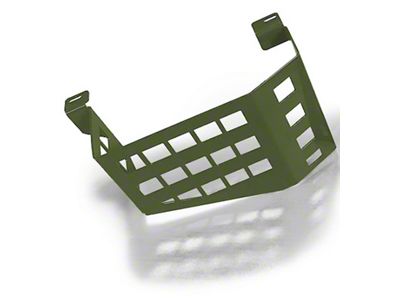 Steinjager Wheel Well Storage Baskets; Driver Side Only; Locas Green (18-25 Jeep Wrangler JL w/o Subwoofer)