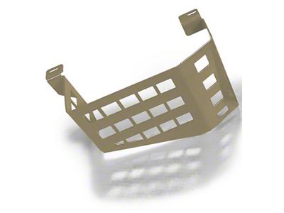 Steinjager Wheel Well Storage Baskets; Driver Side Only; Military Beige (18-25 Jeep Wrangler JL w/o Subwoofer)