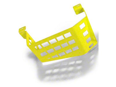 Steinjager Wheel Well Storage Baskets; Driver Side Only; Neon Yellow (18-25 Jeep Wrangler JL w/o Subwoofer)
