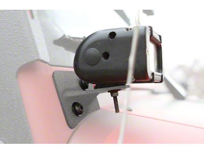 Steinjager LED Light Bars with A-Pillar Mounting Brackets; Gray Hammertone (07-18 Jeep Wrangler JK)