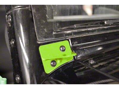 Steinjager LED Lights with Lower Windshield Mounting Brackets; Gecko Green (07-18 Jeep Wrangler JK)