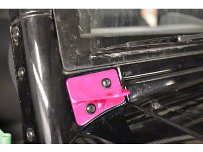 Steinjager LED Lights with Lower Windshield Mounting Brackets; Hot Pink (07-18 Jeep Wrangler JK)
