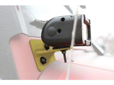 Steinjager LED Lights with Lower Windshield Mounting Brackets; Military Beige (07-18 Jeep Wrangler JK)