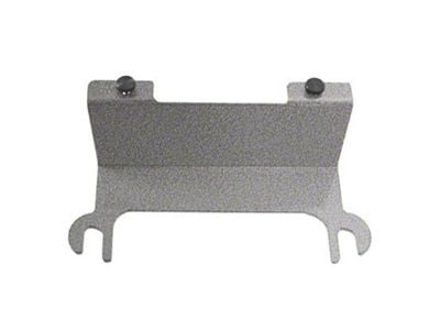 Steinjager License Plate Relocation Kit; Gray Hammertone (07-18 Jeep Wrangler JK)