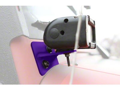 Steinjager Lower Windshield Mounting Brackets; Sinbad Purple (07-18 Jeep Wrangler JK)