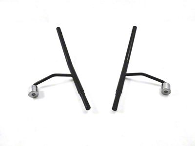 Steinjager Magnetic Mirror Legs; Black (07-18 Jeep Wrangler JK)