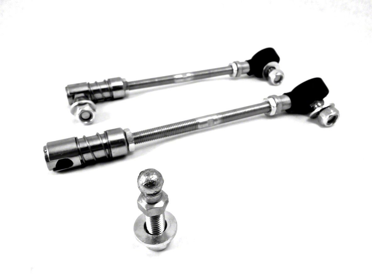 Steinjager Jeep Wrangler Rear Sway Bar Disconnect End Link Kit for 02 in. Lift J0031035 (0718