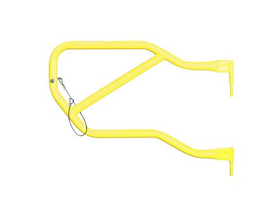 Steinjager Rear Trail Tube Doors; Lemon Peel (07-18 Jeep Wrangler JK 4-Door)