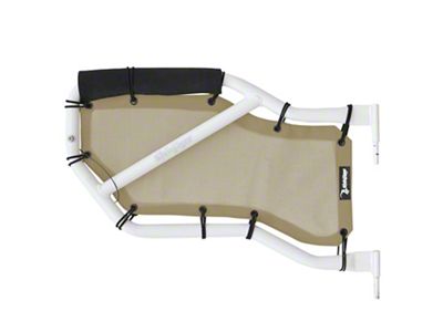 Steinjager Rear Tube Door Covers; Tan (07-18 Jeep Wrangler JK 4-Door)