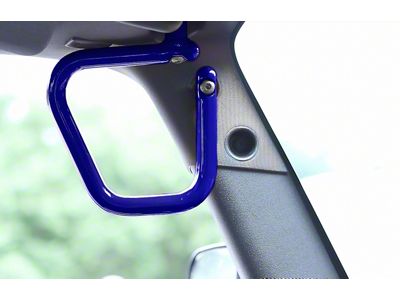 Steinjager Rigid Wire Form Front Grab Handles; Southwest Blue (07-18 Jeep Wrangler JK)