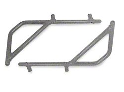 Steinjager Rigid Wire Form Rear Grab Handles; Gray Hammertone (07-18 Jeep Wrangler JK 4-Door)